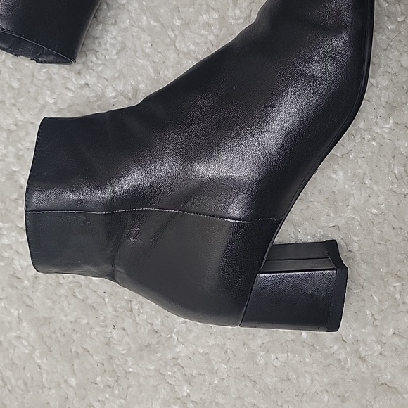 PRADA  LEATHER ankle boots size 5.5 - Picture 13 of 17